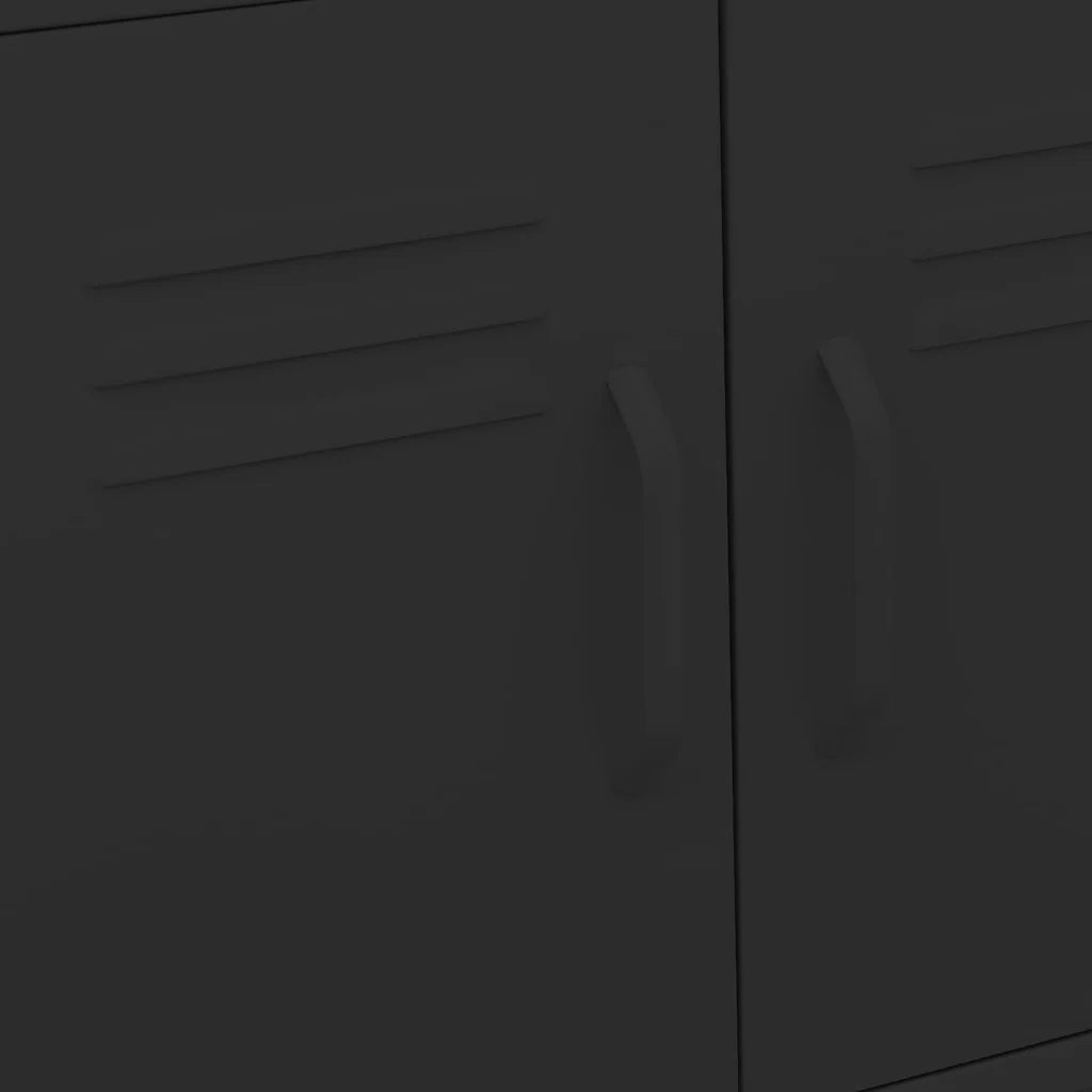 Armoire de rangement Noir 60x35x56 cm Acier