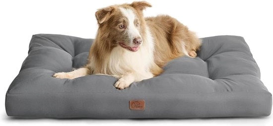 Cuscino per cani impermeabile imbottito 110x90cm - Adatto per cani grandi - Asciugamano per cani lavabile 10cm di altezza