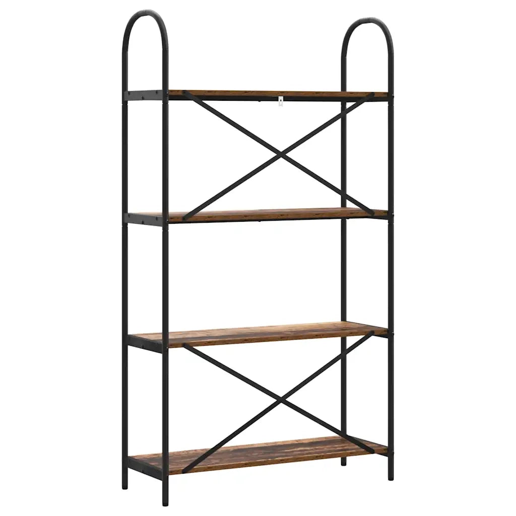 Libreria-Scaffale per Libri-Mobile di Stoccaggio Legno vecchio 80 x 30 x 146 cm Legno multistrato 311050