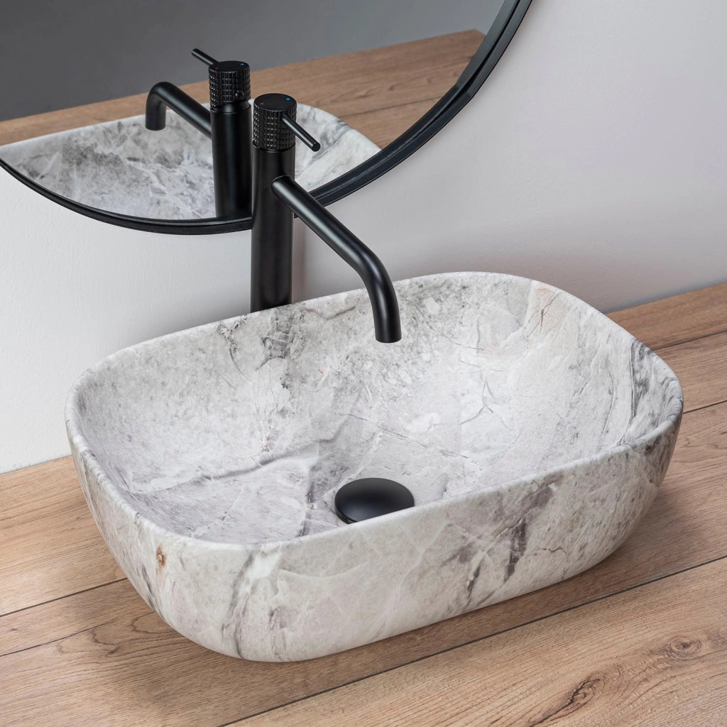 Lavabo Da Appoggio Rea Livia Stone