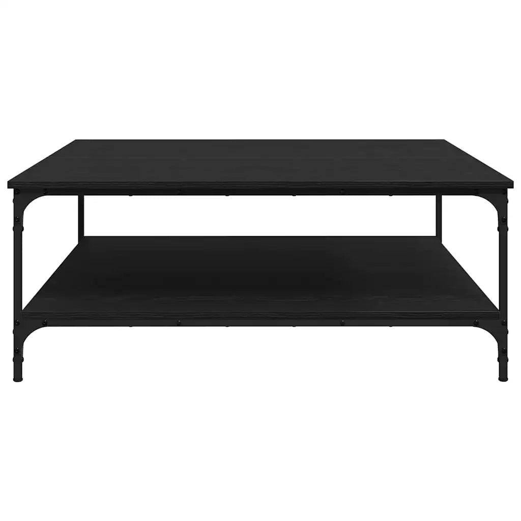Tavolino da Salotto-Tavolino da soggiorno-Tavolo Rovere nero 100 x 100 x 40 cm 882361