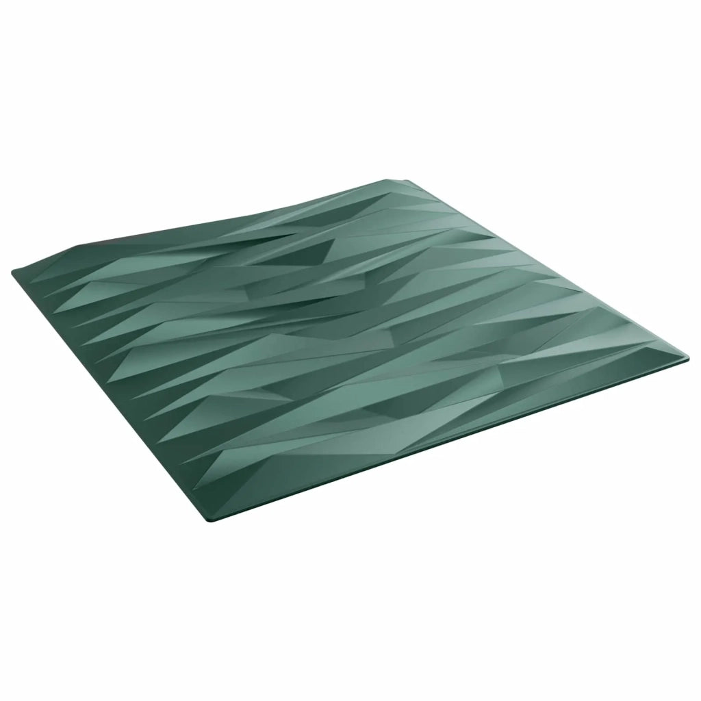 Pannelli da parete 48 pcs Verde pietra 50 x 50 cm Schiuma XPS