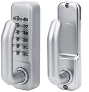 Combinazione di sicurezza per porte - Slot combinato impermeabile - Deur slot meccanico - Accesso protetto - Porta interna/esterna - Zinco lamiera - 1-11 cifre codice di accesso