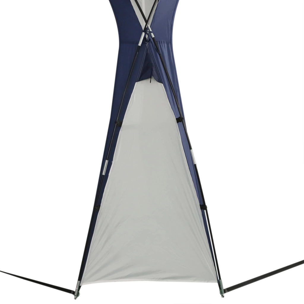 Tenda da campeggio Tenda da giardino Tenda Tenda Tenda Tenda Solare Pallino Impermeabile Palo in fibra di vetro resistente alle intemperie + Poliestere Crema Bianco + Blu 3;5 x 3;5 x 2;3 m