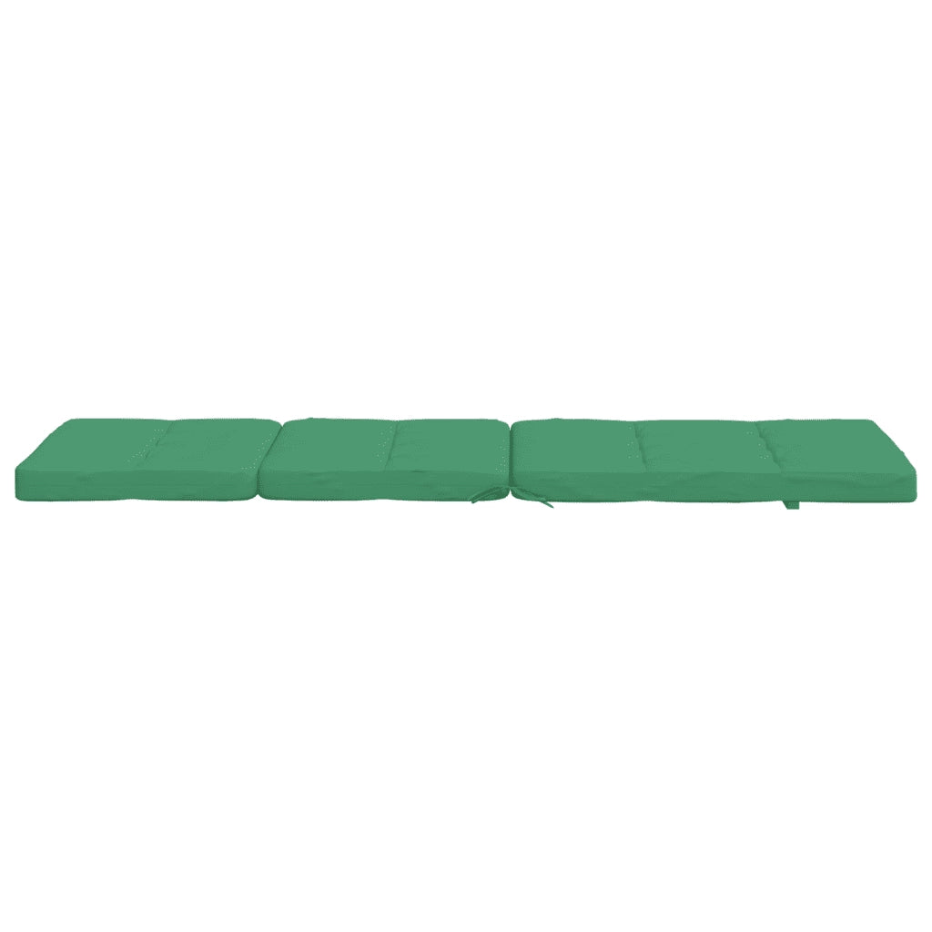 Cuscini per Sedia a Sdraio 2 pz Verde in Tessuto Oxford 361989
