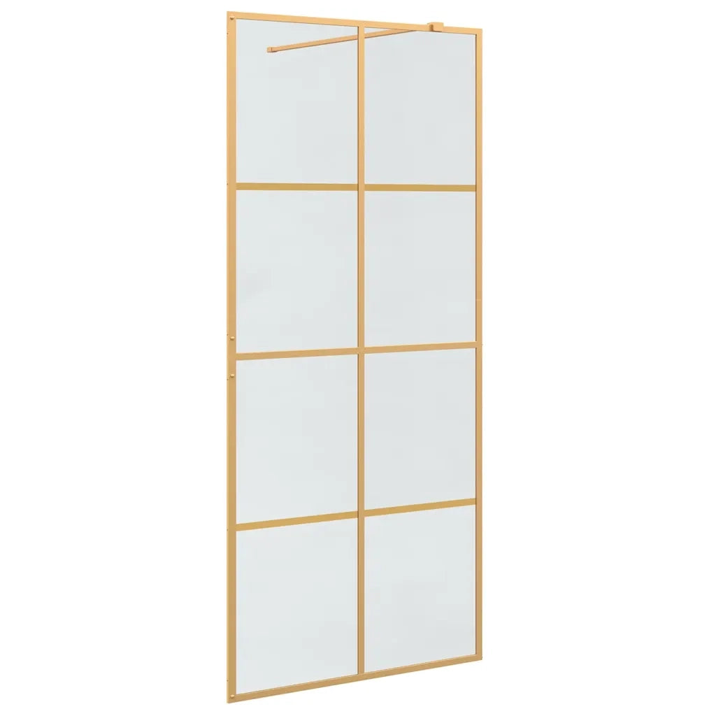 Parete Doccia Walk-in Oro 90 x 195 cm vetro temperato