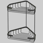 PORTA OGGETTI ANGOLARE A FILO  Nero     GEDY