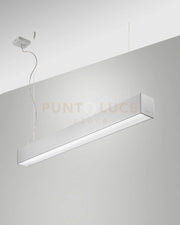TURNER SOSPENSIONE ALLUMINIO LED 29W 3000K 3470LM PRISMATIC IP40 100CM