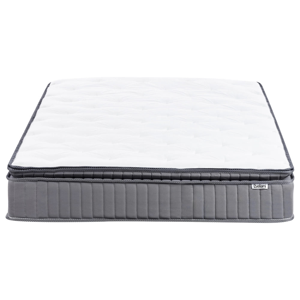 Materasso a molle insacchettate EU misura matrimoniale 140 x 200 cm con imbottitura in memory foam rinfrescante rivestimento rimovibile 3 piedi rigidità media design moderno trapuntato