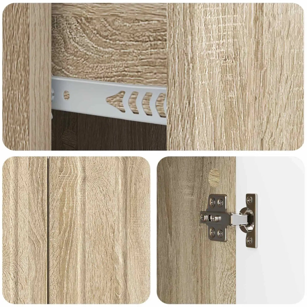 Credenza Rovere Sonoma 89 x 34,5 x 62 cm Legno ingegnerizzato