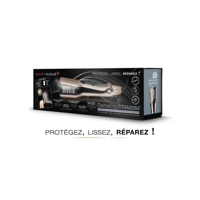 Forever Care Box - SAINT ALGUE - Piastra a vapore Demeliss - Titanio - Siero protettivo incluso