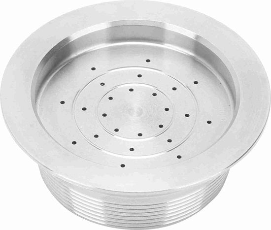 Set di Capsule per Caffè Riscaldabile con Cucchiaio e Spazzola - Acciaio Inox - Capsule Riscaldabile - Reciclabile.