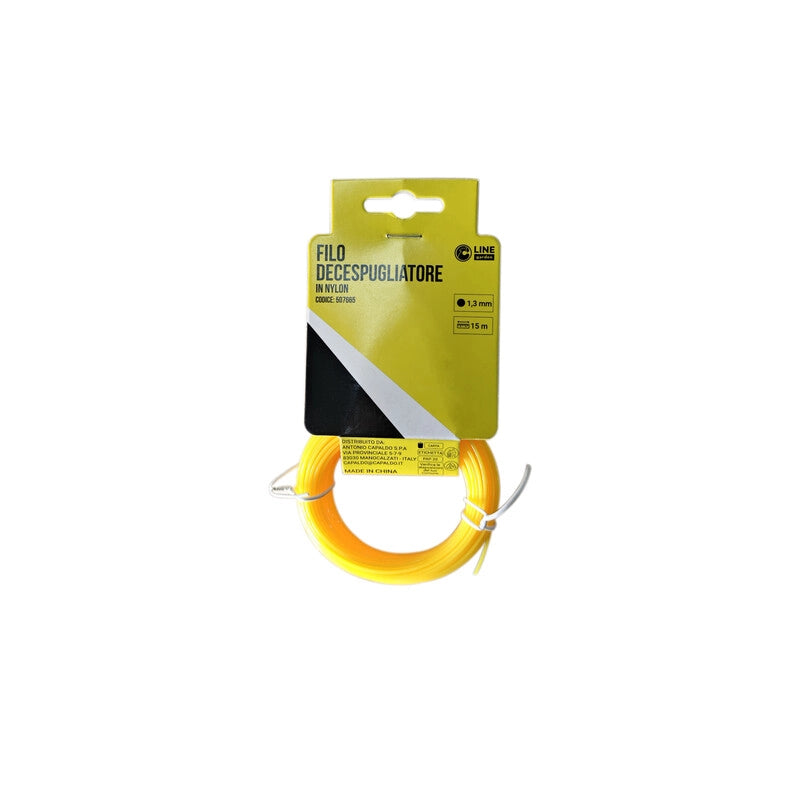 C FILO DECESPUGLIATORE TONDO YELLOW-R MM1.3X15M