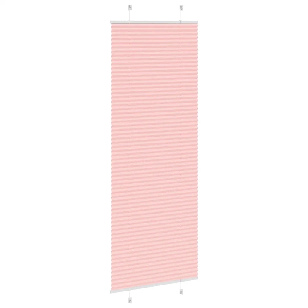 Tenda Plissettata Rosa 80x200 cm Larghezza Tessuto 79,4 cm