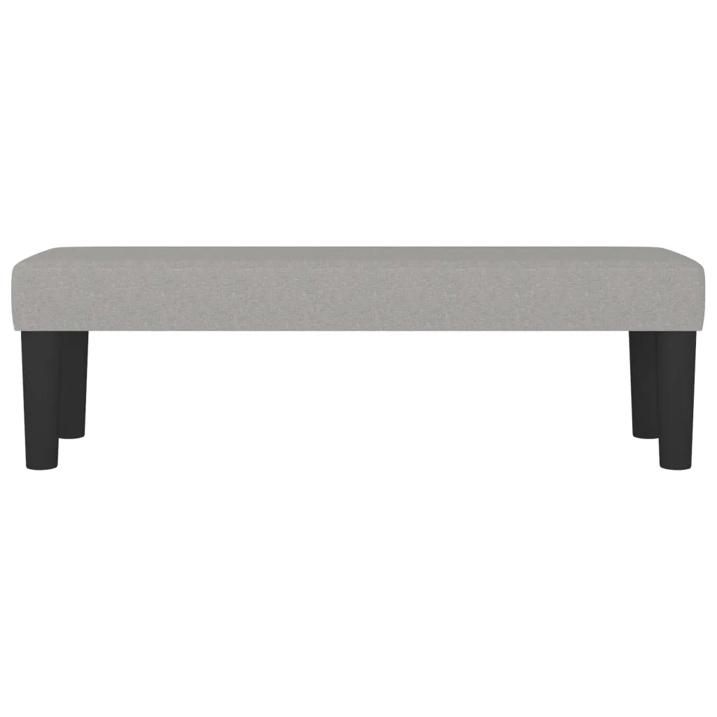 Panca Grigio Chiaro 100x30x30 cm in Tessuto CFW7359097