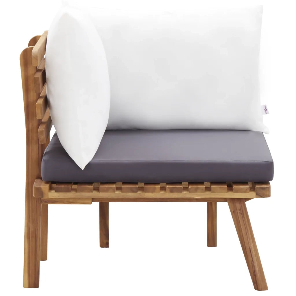 Set Divani da Giardino 5 pz | Set Salotto da Giardino in Legno Massello di Acacia