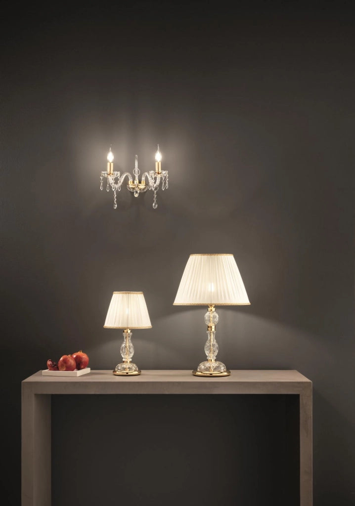 MARIA TERESA APPLIQUE MT/2 PASTORALE 2 LUCI ATTACCO E14 L.32CM