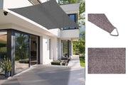 Tenda Vela Ombreggiante Parasole per Esterno Terrazze Giardino Colore: Grigio, Formato: 2 x 3 m