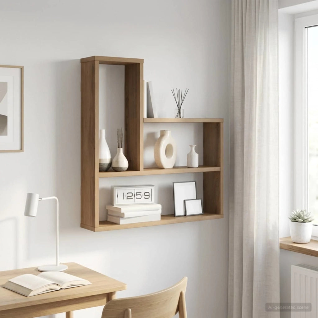 Scaffale da parete Rovere Artigianale 60 x 11 x 60 cm 8012171