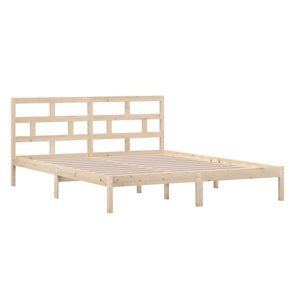 Giroletto-Struttura Letto 120x190 cm Small Double in Legno Massello 520716