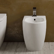 Bidet a Terra Ceramica Cielo "Smile 53" Bianco Lucido