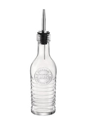 Oliera Bottiglia in Vetro Trasparente con Dosatore Officina 1825 25 cl Bormioli