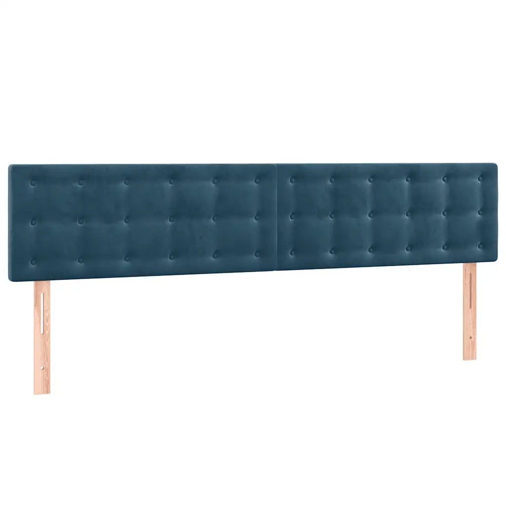 Letto a Molle con Materasso e LED Blu Scuro 180x200 cm cod mxl 74401