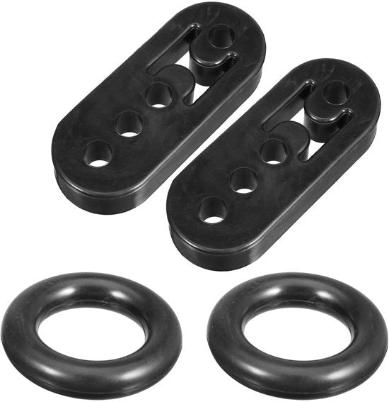 Sistema di Demper Ophanging Universale - 4 Gocce - 60mm O-Ring - Set da 4 - Isolatore Regolabile - Gomma di Alta Qualità - Gomma di Demper