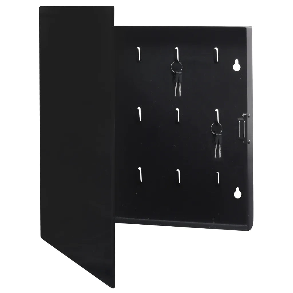 Cassetta Portachiavi con Lavagna Magnetica Nera 35x35x4 cm 322777