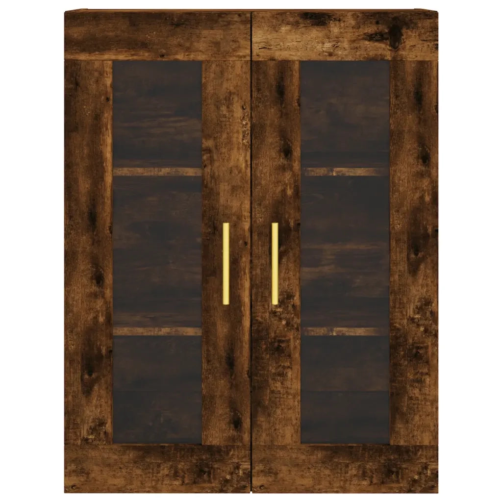 Mobile a Parete Rovere Fumo 69,5x34x90 cm 828473