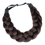 Fascia per capelli in Yaki - larghezza 4,1 cm - sintetica - resistente al calore - manufattura a mano - durata superiore a 1 anno - accessorio per capelli