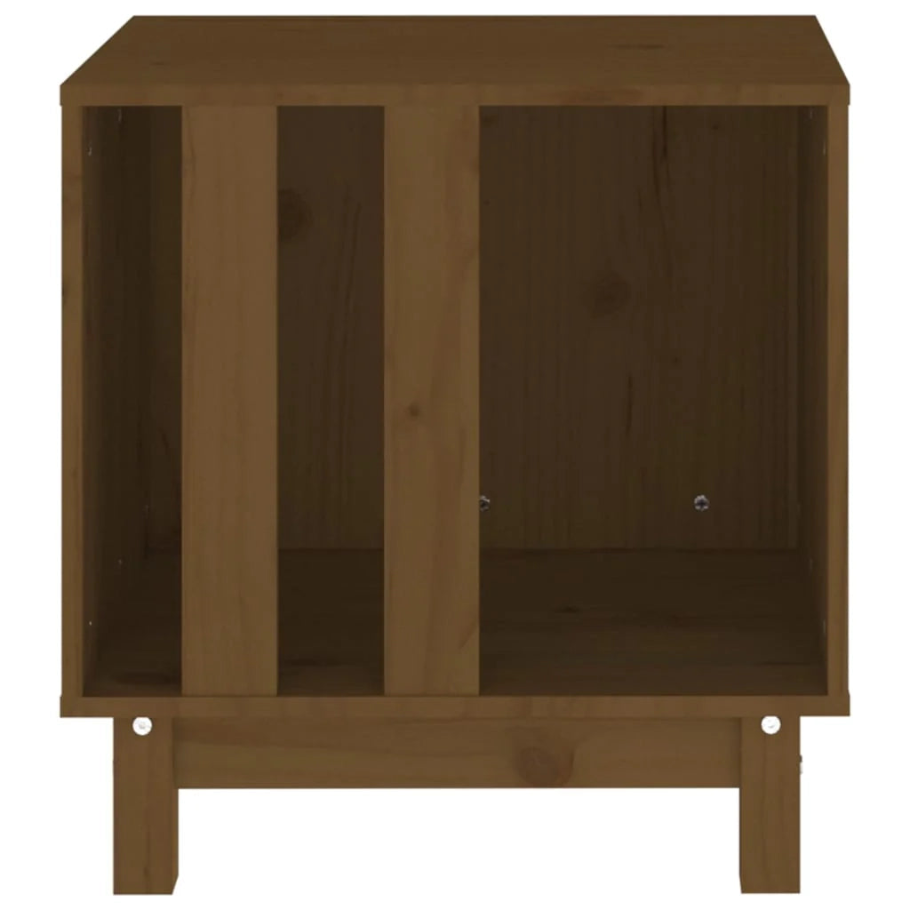 Cuccia per cani 50 x 40 x 52 cm in legno massello di pino marrone 02_0043443