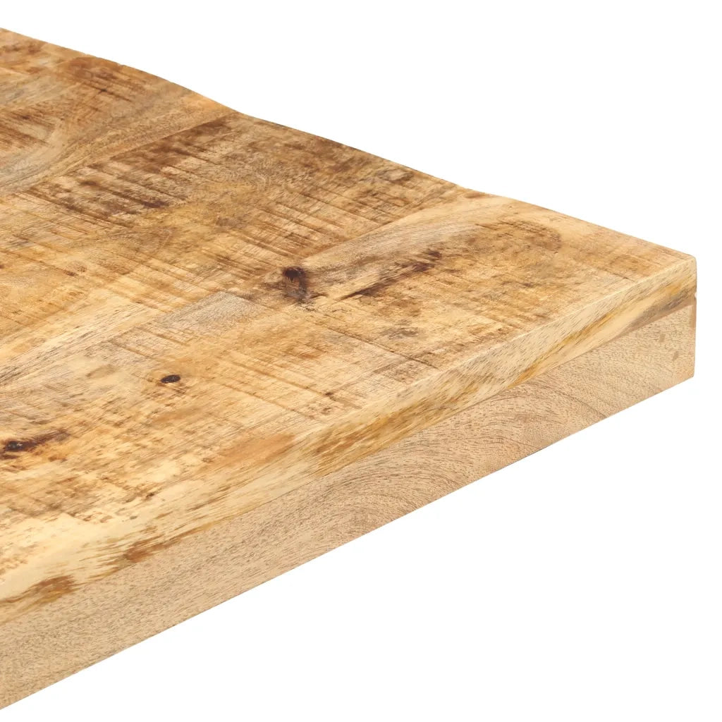 Tavolino da Bistrot Quadrato 80x80x75 cm Legno di Mango Grezzo 320268