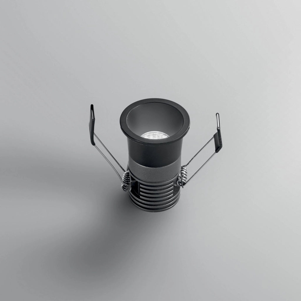 INCASSO DOT R5DA NERO TONDO 5W 600LM CCT 3000K / 4000K  4X5,5CM