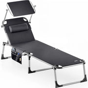 ® Lettino Prendisole Pieghevole Malta Comfort 210cm Carico Max. 180kg Sdraio da Giardino Esterno Mobili Outdoor