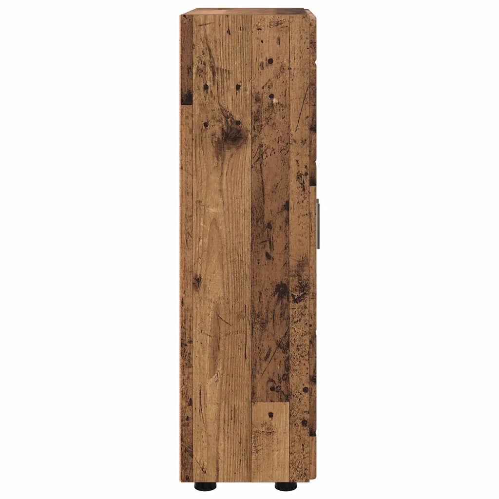 Credenza con porta FLORIN Legno vecchio 55,5 x 29 x 100 cm 880259