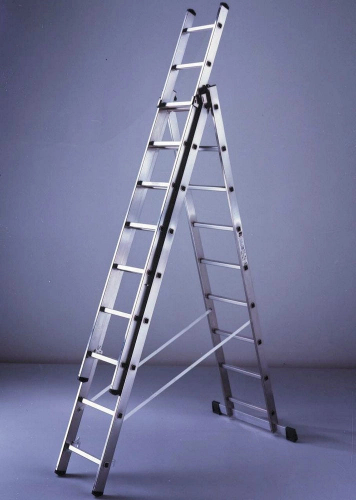 1pz scala alluminio stilo 7+7+7 gradini 202-426 cm cod:ferx.17875