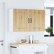 Pensili da cucina 2 pz Kalmar in Legno Multistrato Rovere Artigianale 853576