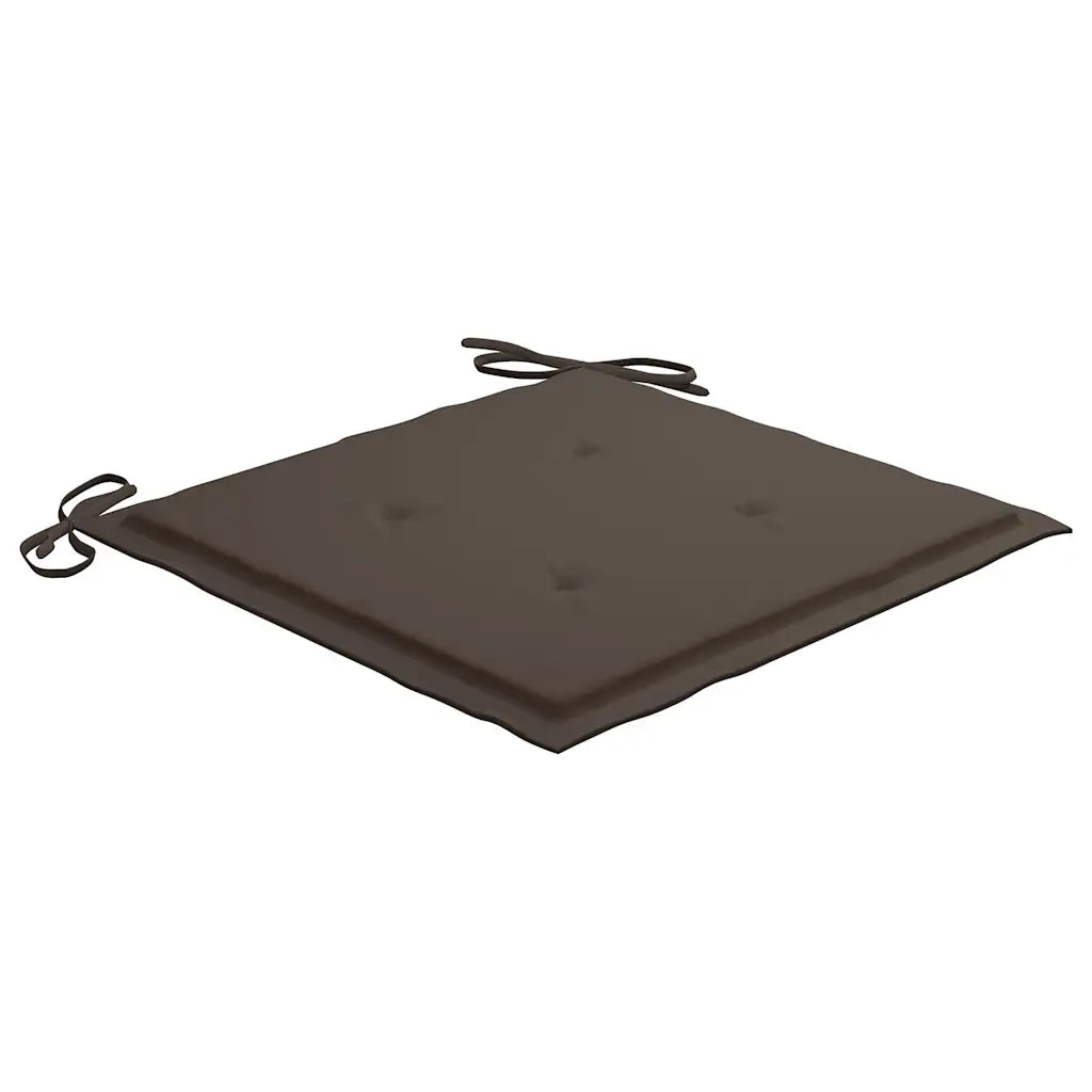 Sedie da Giardino Pieghevoli con Cuscini 6 pz Massello di Teak 3072758