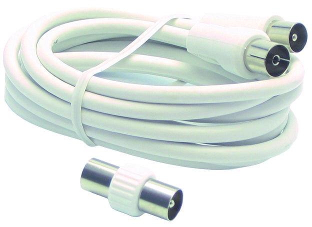 PROLUNGA COASSIALE TV mt. 3 con adattatore 10.00 pz