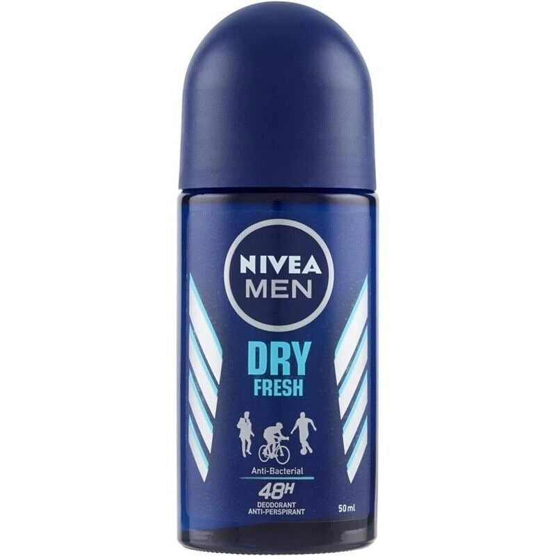 NIVEA MEN DEODORANTE ROLL-ON DRY FRESH 50 ML REGOLA LA TRASPIRAZIONE PER 48H