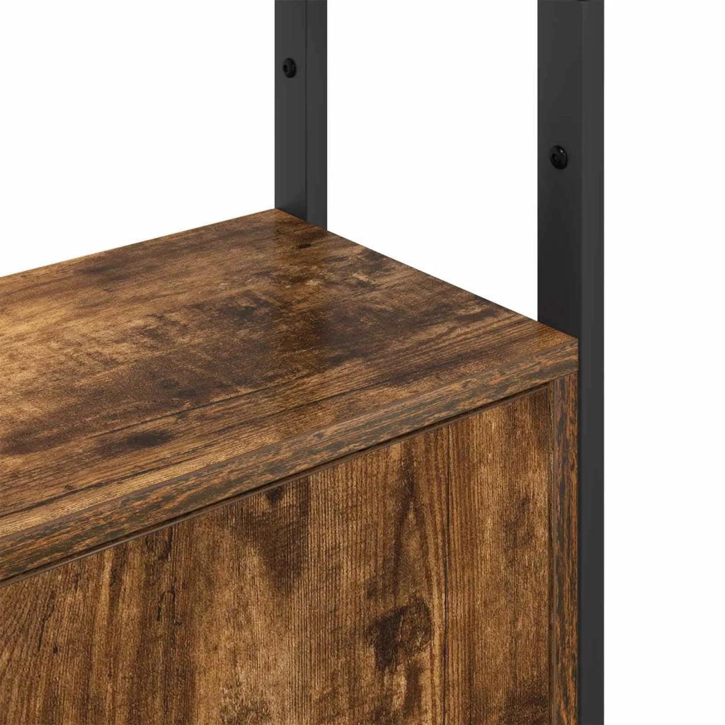 Armadio per Libri Rovere fumé 40 x 24 x 161 cm 883852