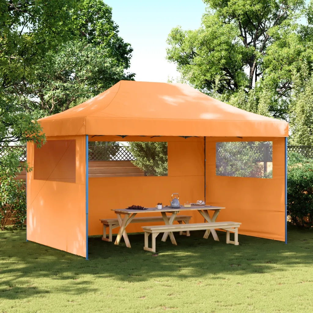 Tenda Party 440 x 292 x 315 cm Arancione con telaio blu 4004969