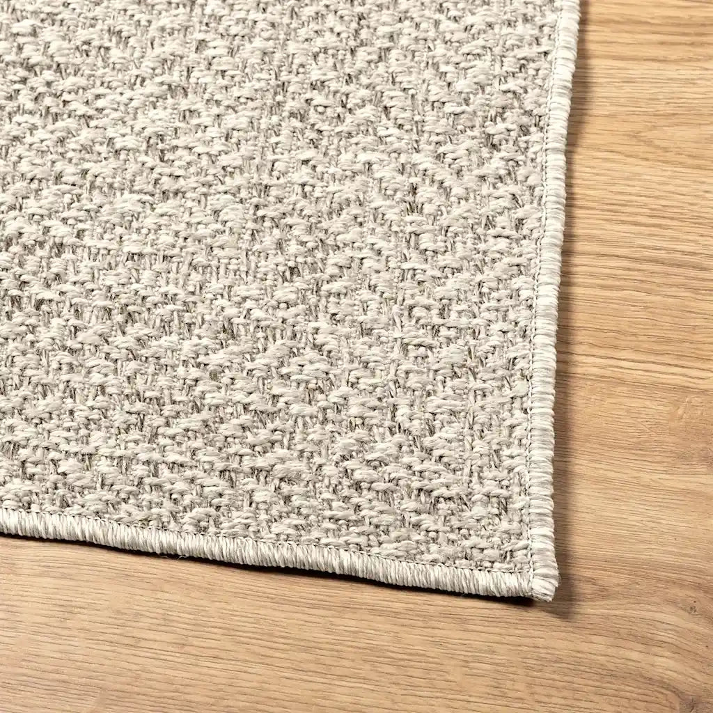 vidaXL Tappeto ZIZUR Crema 80x200 cm Aspetto Iuta Interni ed Esterni
