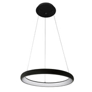 Lampadario Italux Alessia LED moderno nero 40W 3000K