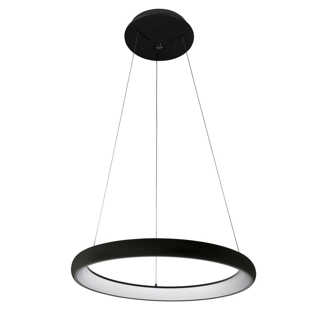 Lampadario Italux Alessia LED moderno nero 40W 3000K