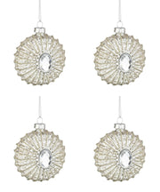 Pendaglio Palline di Natale in Vetro con Diamante Addobbi Decorazioni Albero