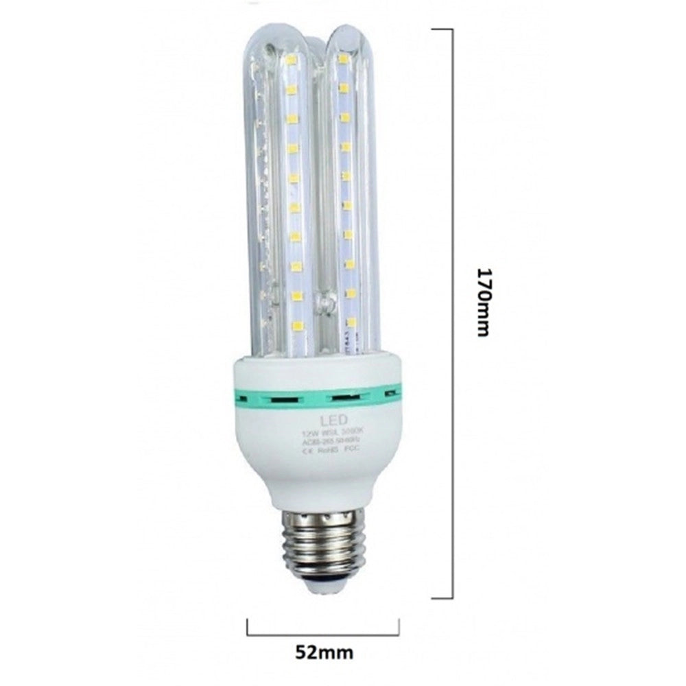 Trade Shop - Lampadina Led E27 12 W 3u Jn29 Mais Tubolare Tubo Lineare Luce Naturale 4000k 87378 -