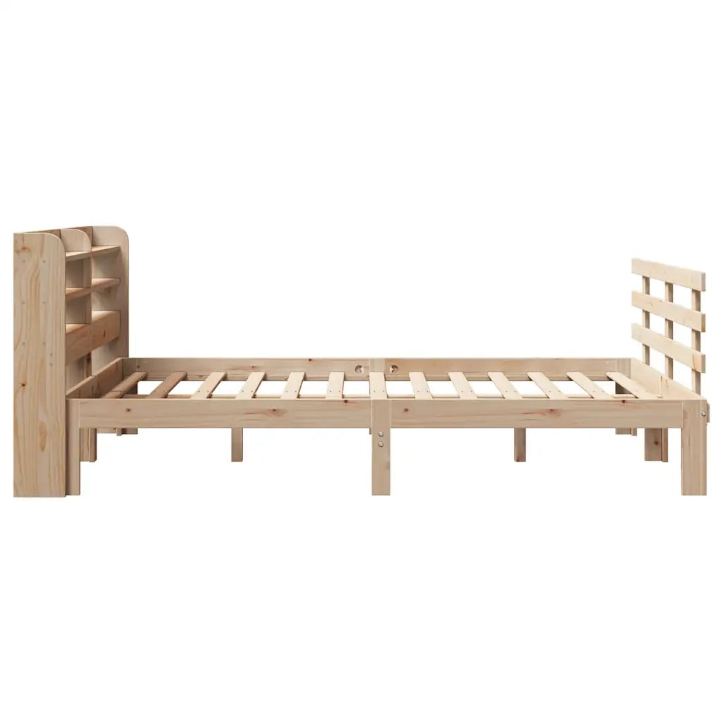 vidaXL Giroletto con Testiera 140x190 cm in Legno Massello di Pino