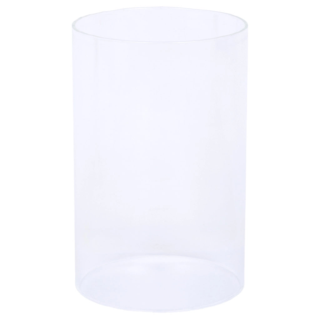 Portacandele in metallo bianco 14x14x21h cm